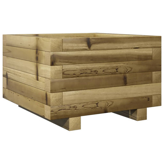 Jardinera Madera De Pino Impregnada 40x40x26,5 Cm_0