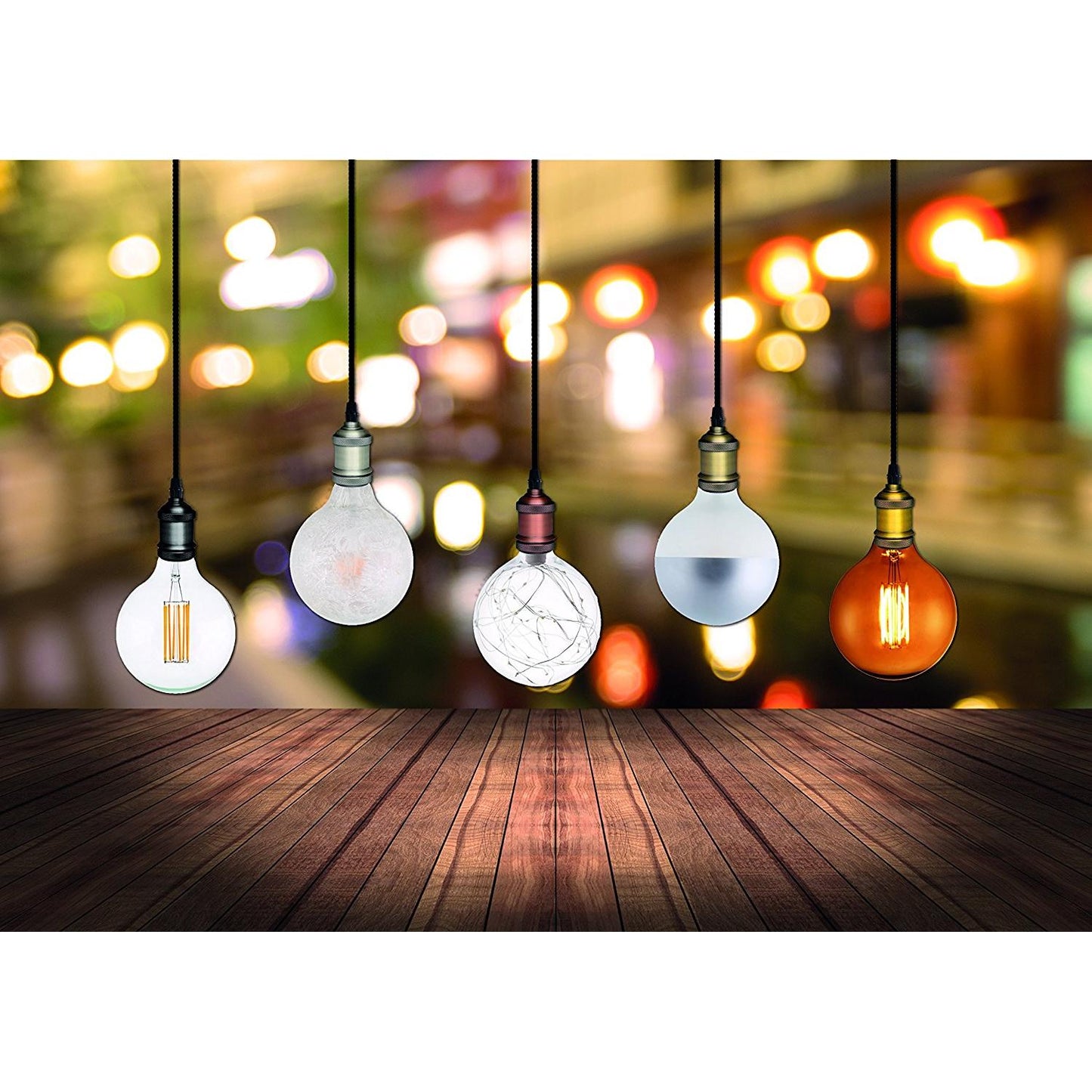 Suporte para candeeiro vintage Black Pearl, cabo têxtil, 1m E27 Garza Lighting