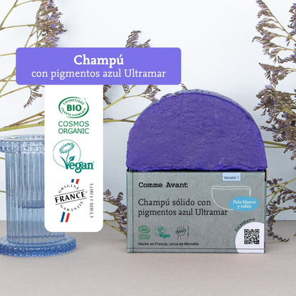 Champú Sólido Con Pigmentos Azul Ultramar (para Cabello Rubio Y Blanco)_2