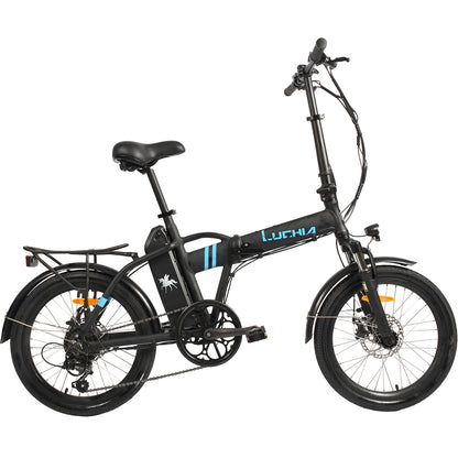 Sirio 250w 36v 10ah (360wh) Bicicleta Eléctrica De Paseo Plegable - Rueda 20 X 1.95 Color Negro_0