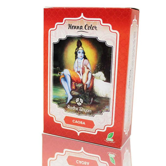 Henna em pó de mogno Radhe Shyam 100 g
