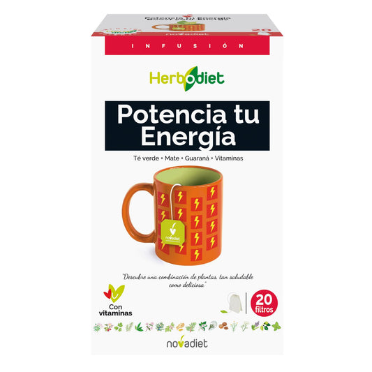 HERBODIET Aumente a sua *energia* Novadiet 20 filtros