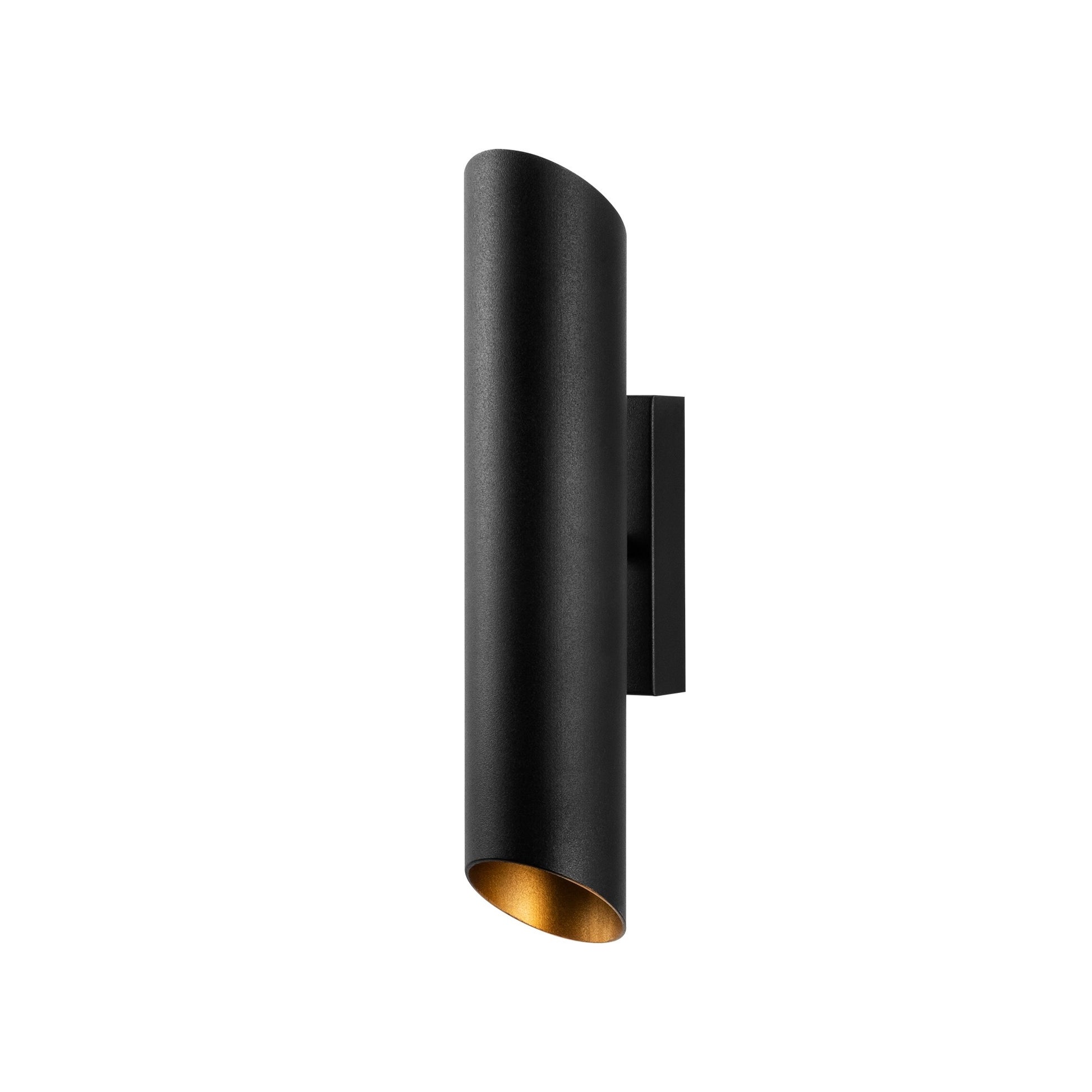 Aplique De Pared Tubular, Metal , Negro, 8x12x40, Casquillo 2 X G9 Max 10 W_0