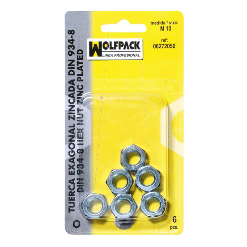 Tuerca Hexagonal Zincada Din934 M05 (30 Piezas)_0
