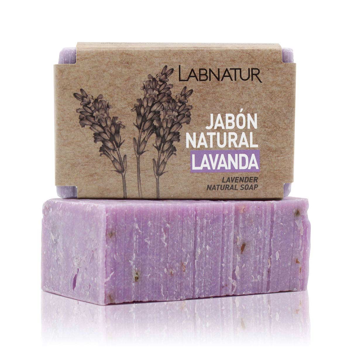 Jabón Natural Lavanda Labnatur 100 g | Hidrata y Suaviza | Piel Sensible | Vegano_0
