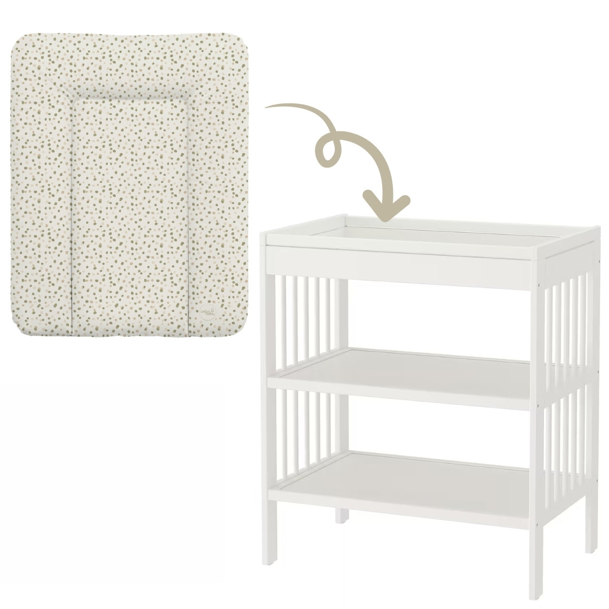 Cambiador Blando Para Comoda T-s Basic Spots_1