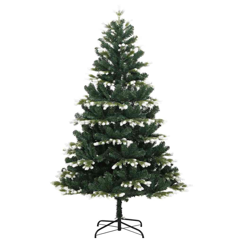 Vidaxl Árbol De Navidad Artificial Con Bisagras 300 Led Y Bolas 180 Cm_4