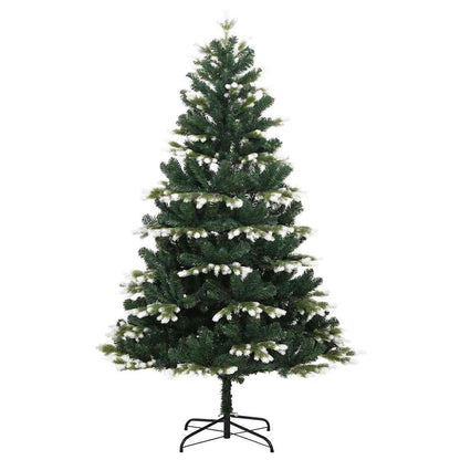 Vidaxl Árbol De Navidad Artificial Con Bisagras 150 Led Y Bolas 150 Cm_4