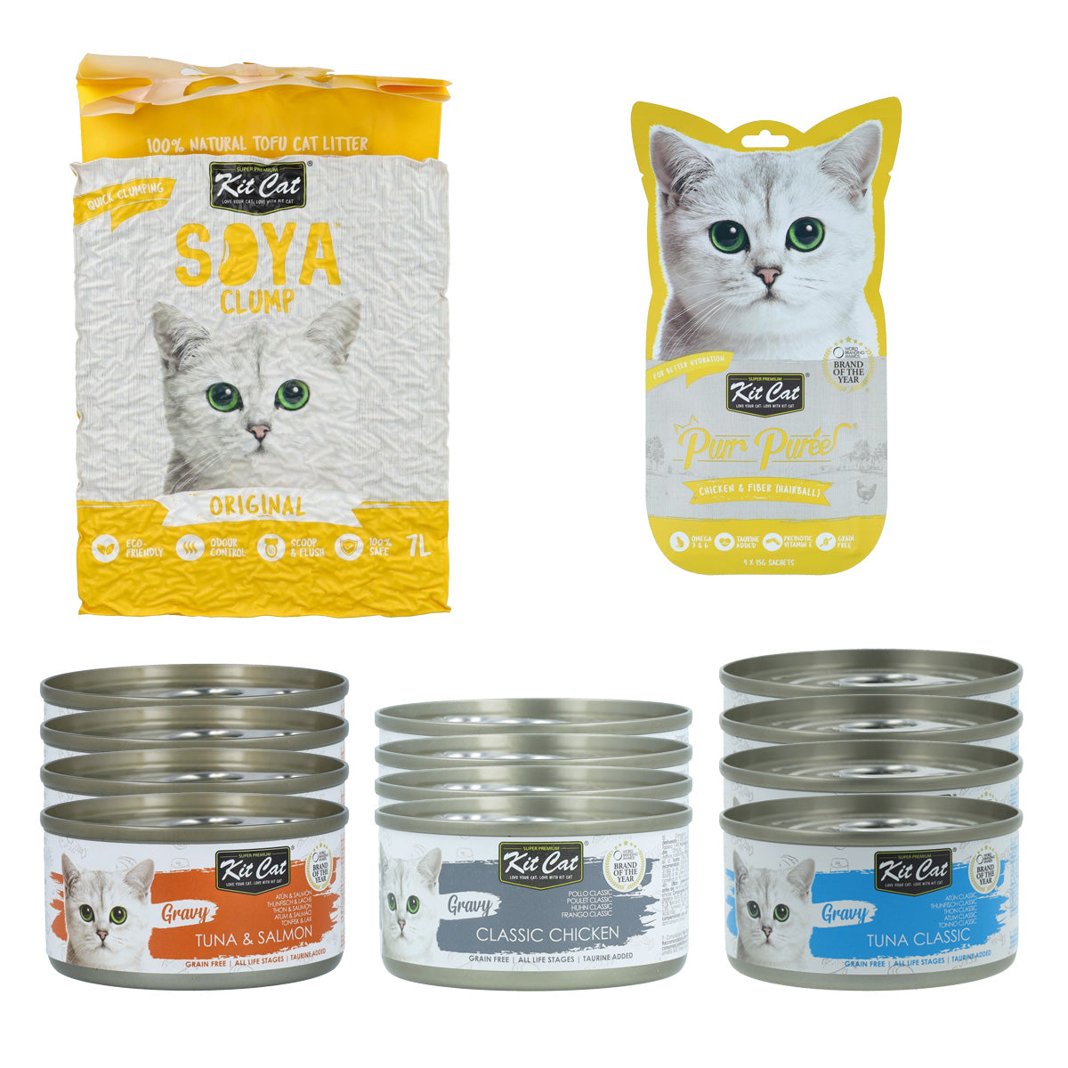 Kit Cat Pack Rutina Mensual Lo mejor para tu Gato