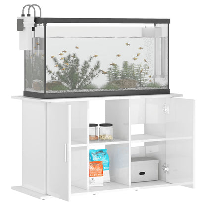 Vidaxl Soporte De Acuario Madera Ingeniería Blanco Brillo 101x41x58 Cm_3