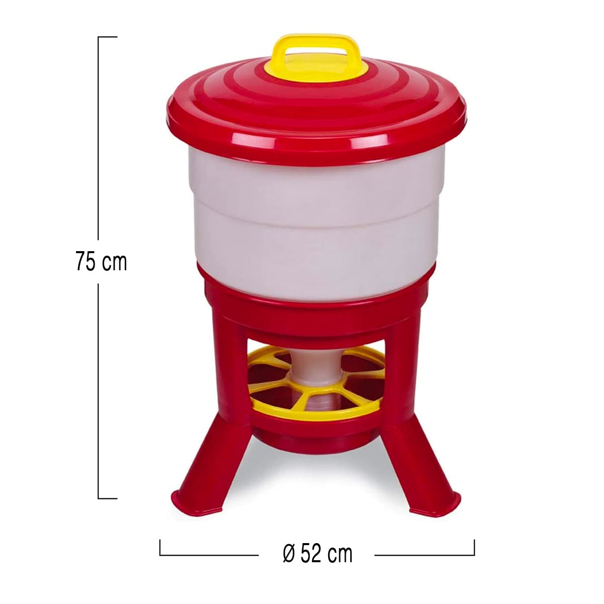 Comedero Para Gallinas Imperial Gaun - 40 Litros_1