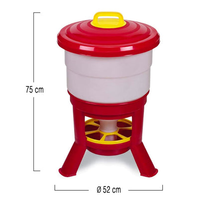 Comedero Para Gallinas Imperial Gaun - 40 Litros_1
