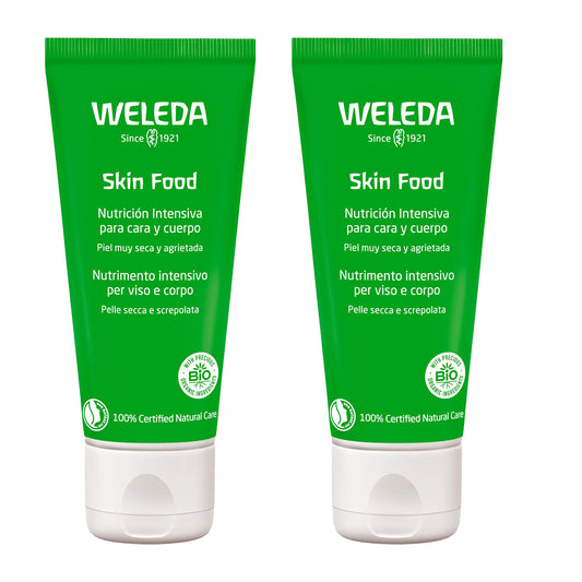 Pack de 2 Cremes Medicinais para a Pele Weleda Skin Food
