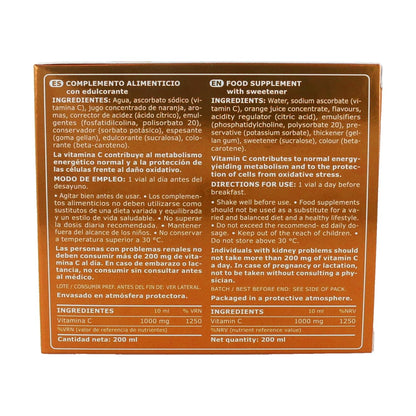 Embalagem de 2 frascos de vitamina C lipossomal Marnys 20