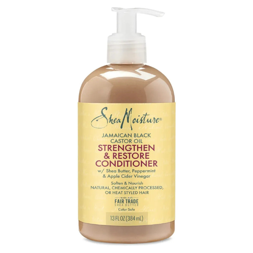 Acondicionador Fortalecedor Aceite De Ricino Negro Jamaicano Shea Moisture 384ml_0