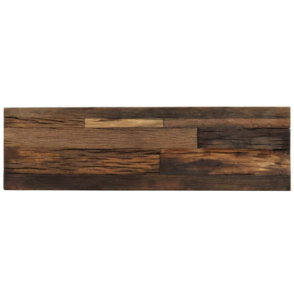 Mesa Consola Madera Reciclada Y Acero 120x35x76 Cm_0