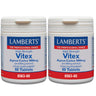 Embalagem 2 x Vitex Agnus Castus Lamberts 60 comprimidos