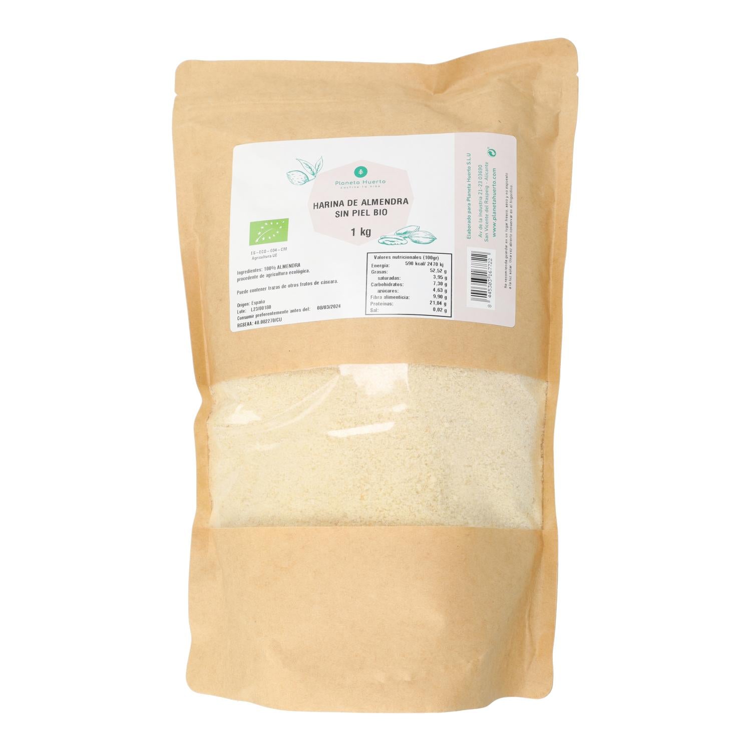Harina de almendra ECO Planeta Huerto 1 kg