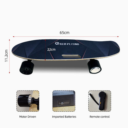 Skate Eléctrico Hi-flying H2s-01 350w-25.2v-2000mah (50,4wh) - Rueda 72mm_3