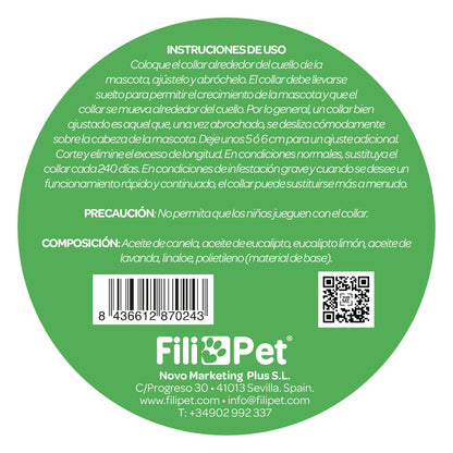 Collar Antiparasitos Para Perro Verde_1