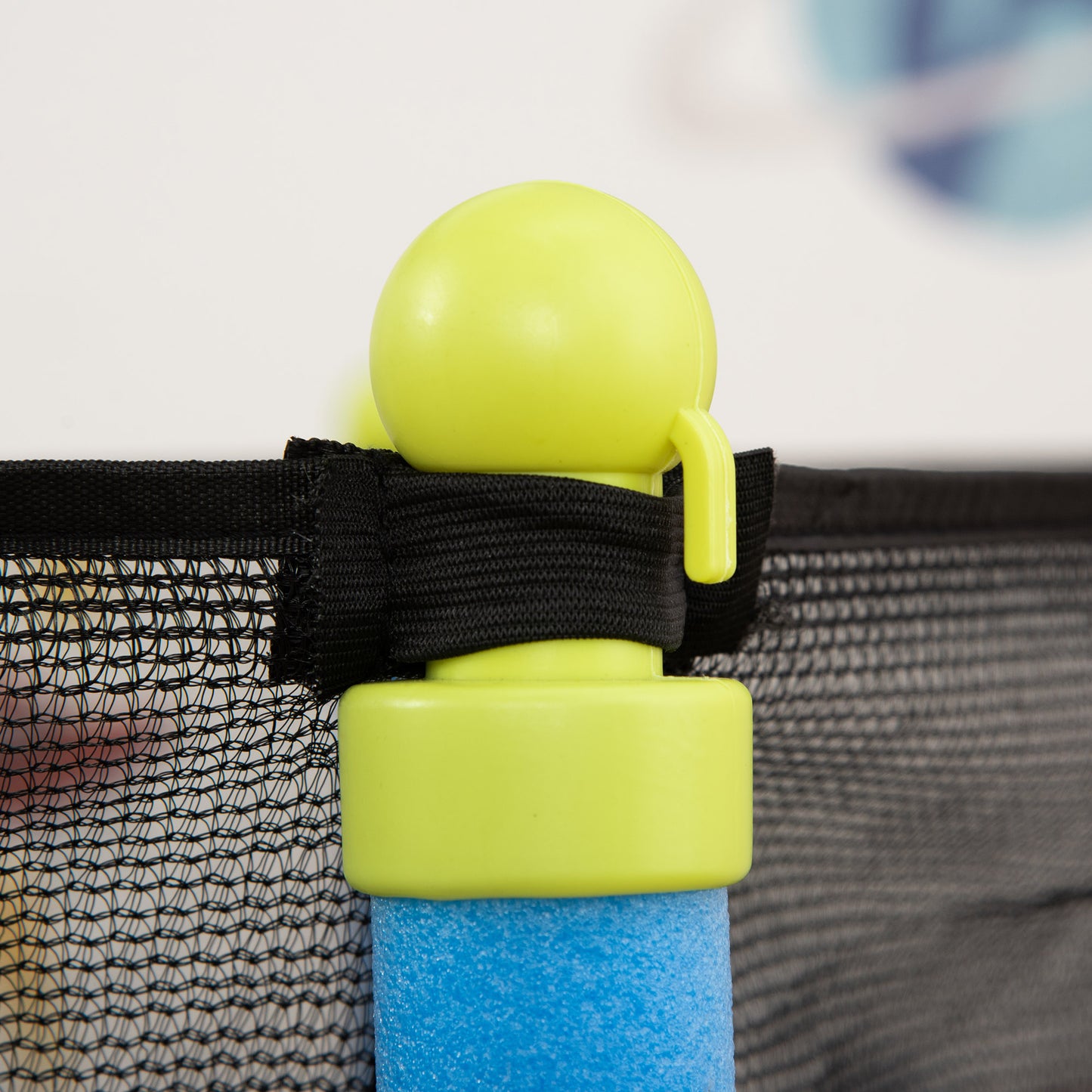 Homcom Trampolín Para Niños +3 Años Con Red De Seguridad Acero Ø140x160 Cm Azul_3