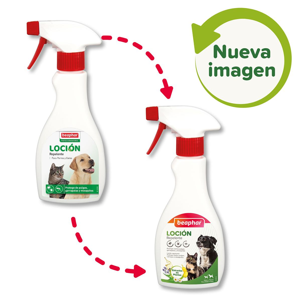 Loção repelente antiparasitária natural Beaphar 250 ml