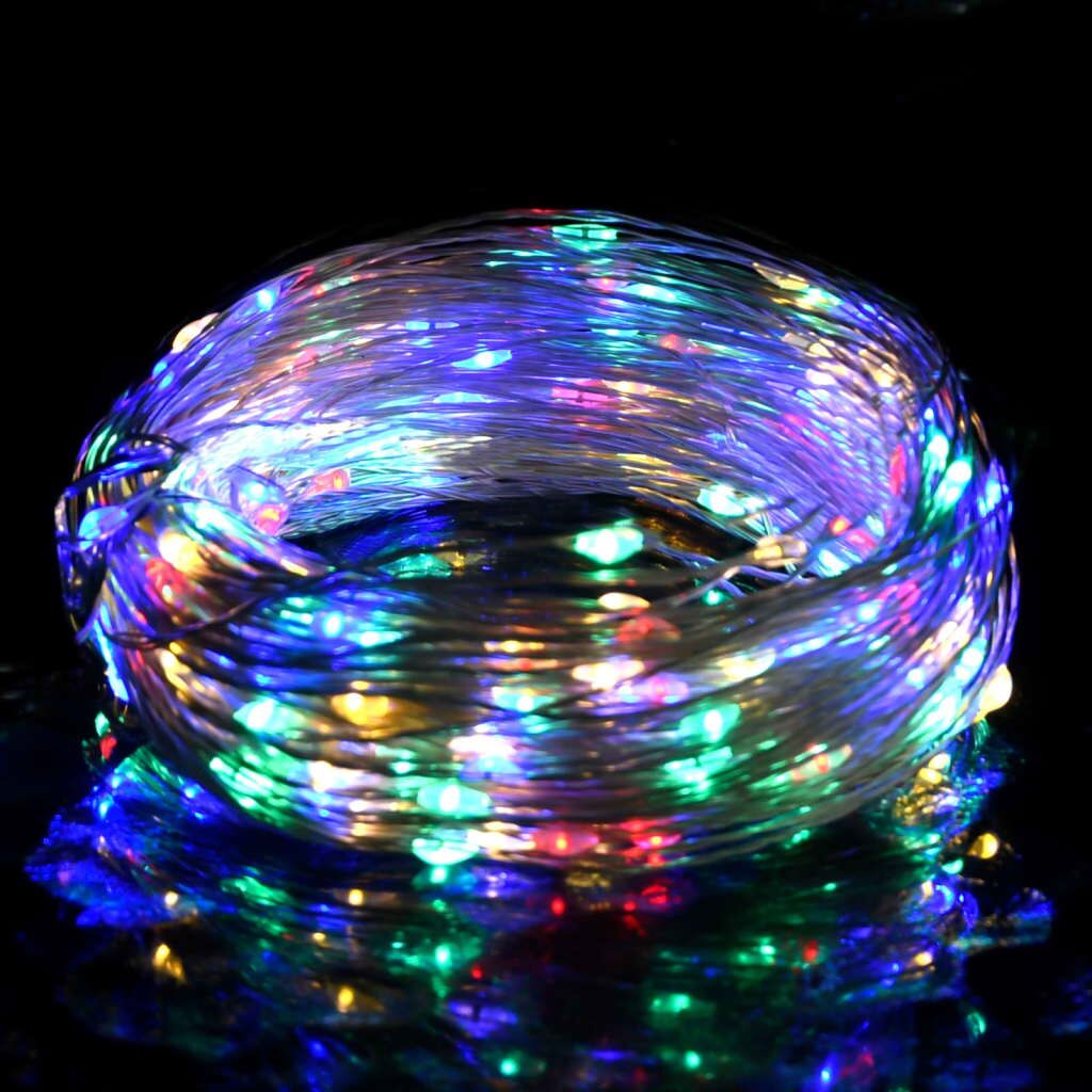 Vidaxl Tira De Luces Led Con 150 Led Pvc Multicolor 15 M_1