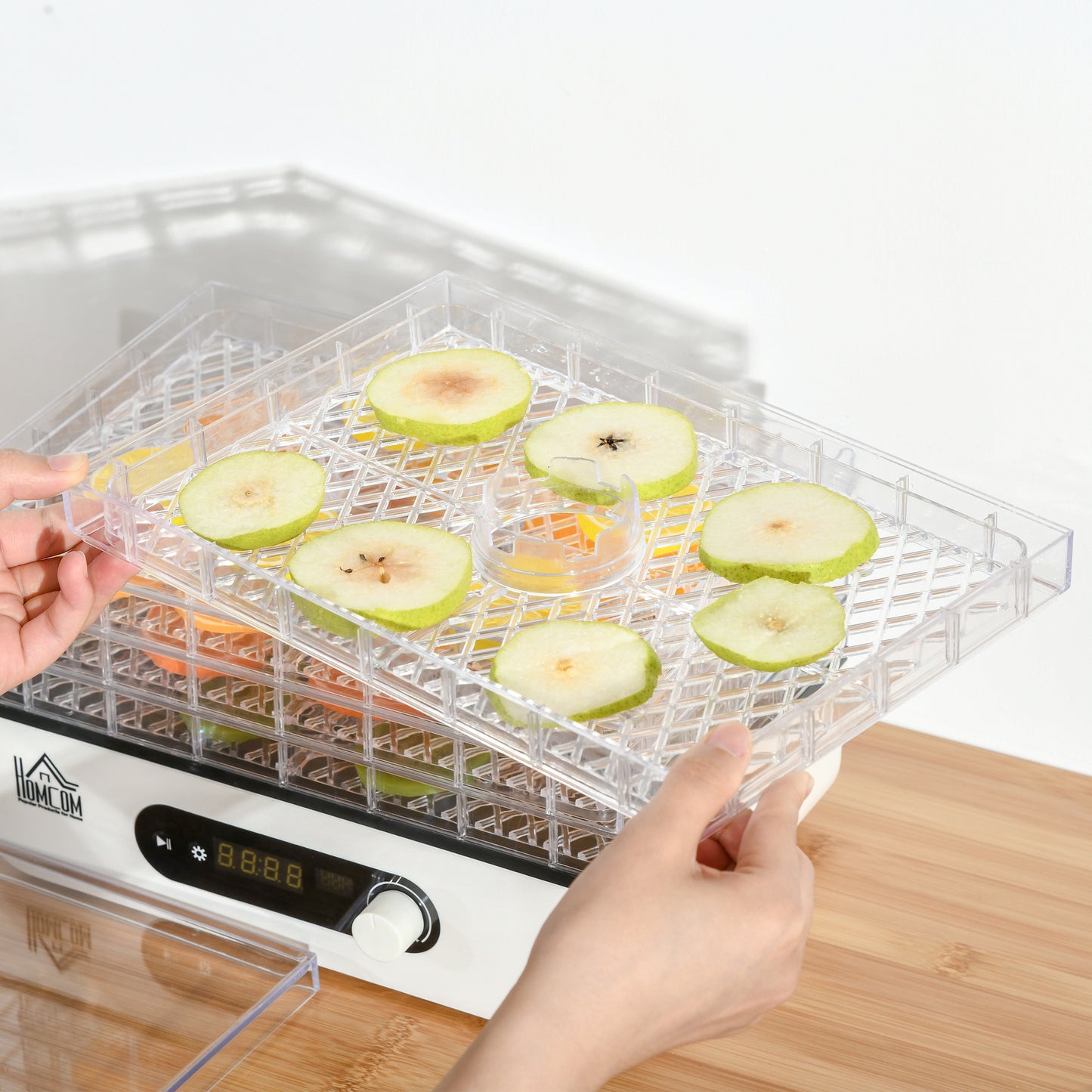 Homcom Deshidratador De Alimentos 400w Con Temperatura Ajustable_4