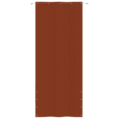 Vidaxl Toldo Pantalla Para Balcón De Tela Oxford Terracota 100x240 Cm_1