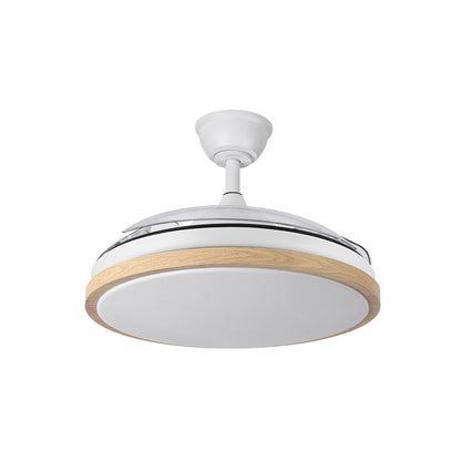 Ventilador Dc Evros 72w 6120lm Blanco/haya 107d 3asp.despegables 3000-4000-6000k Remoto+temporizador+memoria_1