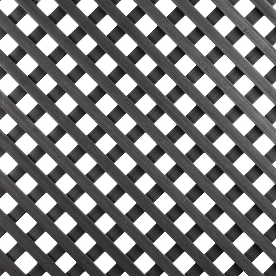 Celosía Pvc 18mm Antracita - Decoración Y Separación De Espacios - 1x2 M - Color_3