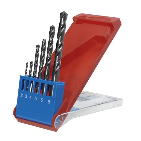 Conjunto de brocas Silver Star de 6 peças, 2-8 mm