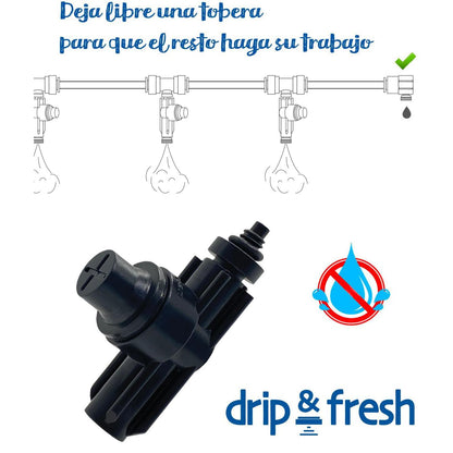 Válvula anti-gotejamento para nebulização DripFresh