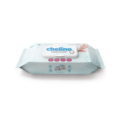 Toalhitas Húmidas Chelino Dermo Sensitive Baby 60 Unidades