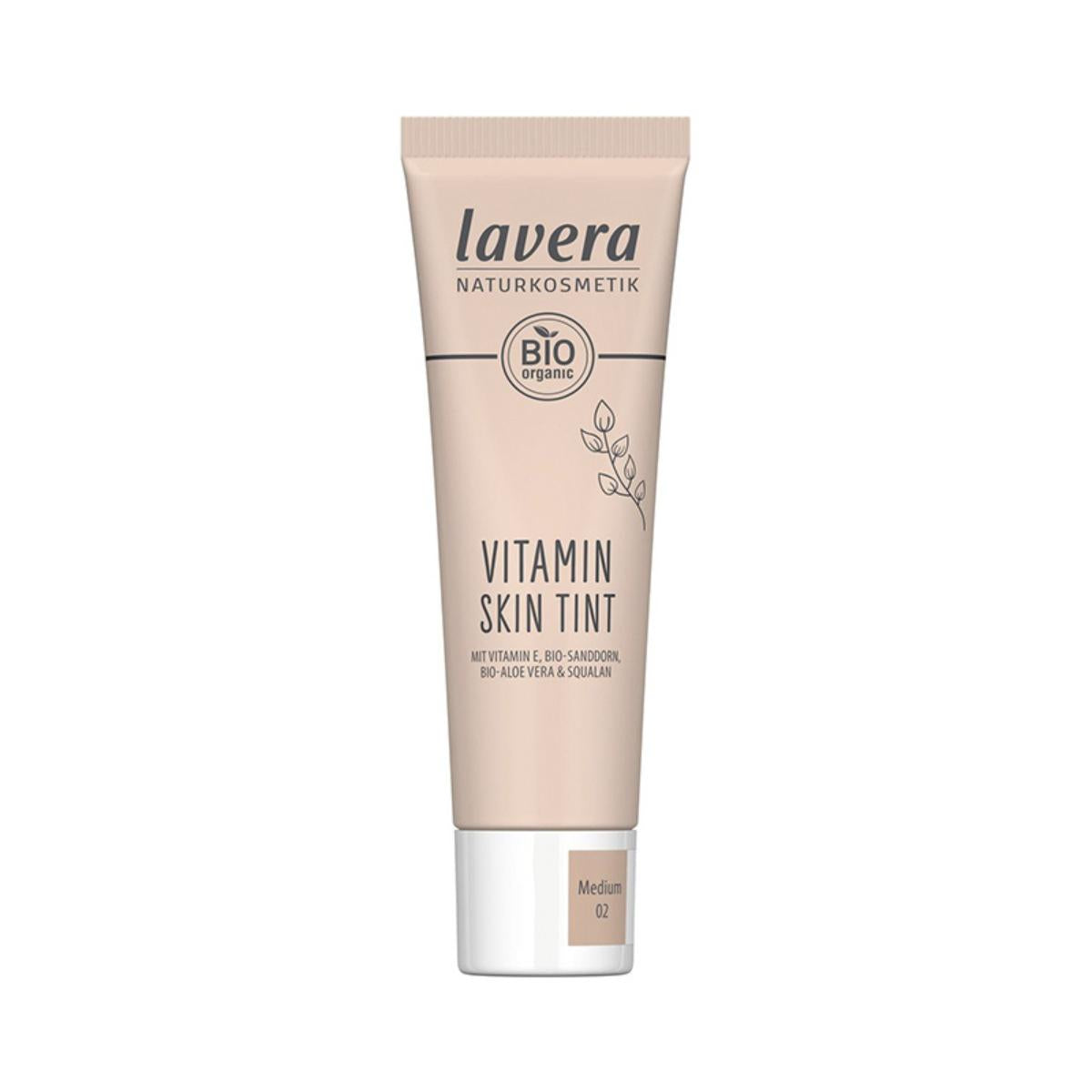 Creme de coloração vitamínica para a pele - 02 médio, Lavera 30 ml
