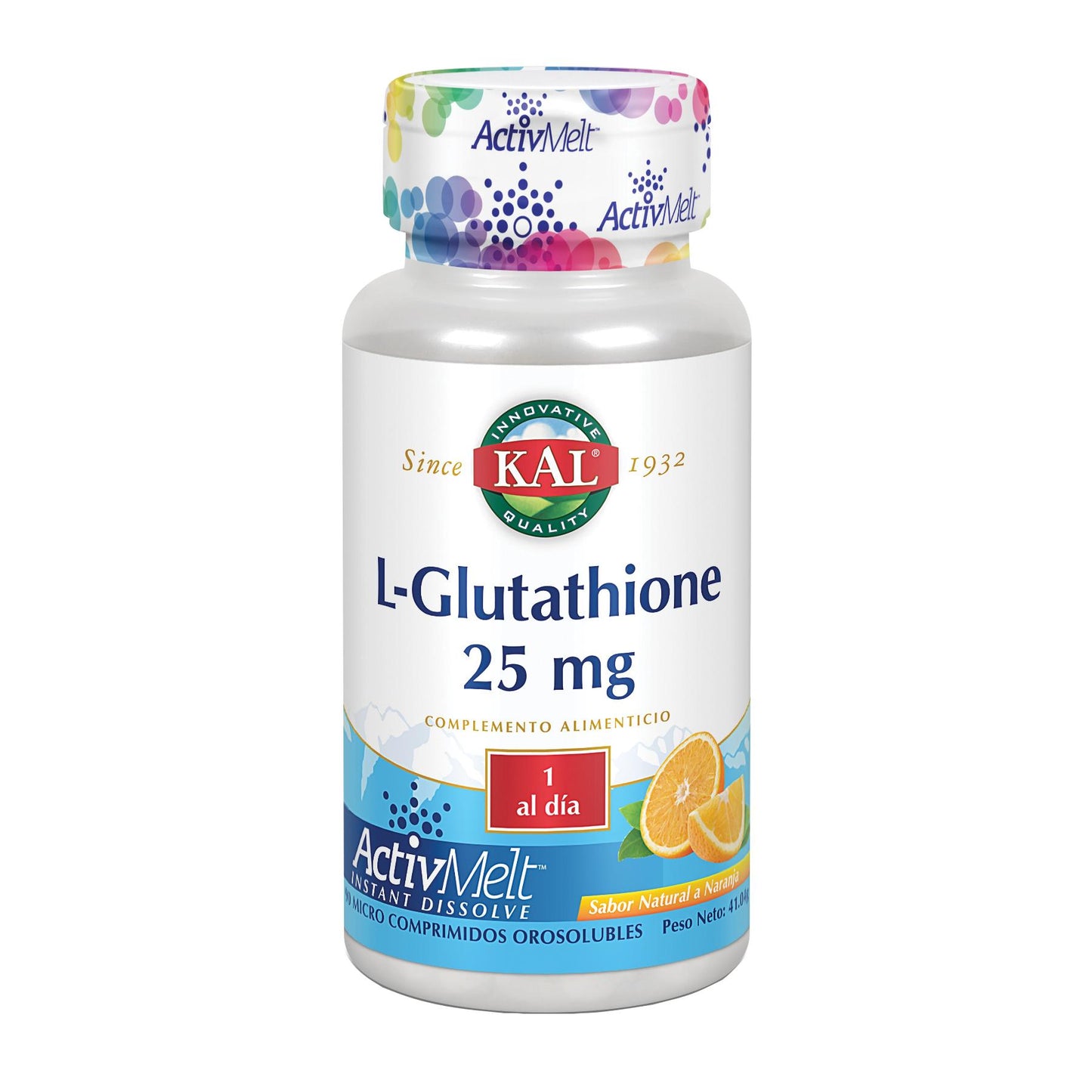 L-glutationa 25 mg Kal 30 cápsulas