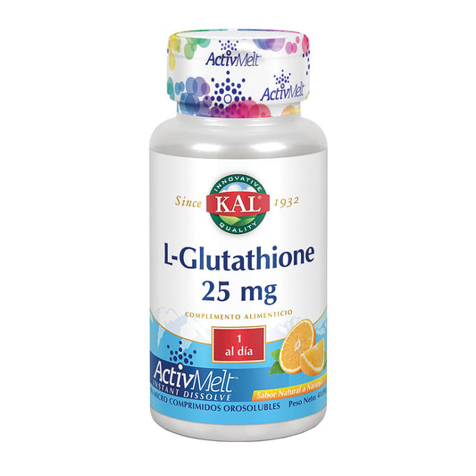 L-glutationa 25 mg Kal 30 cápsulas