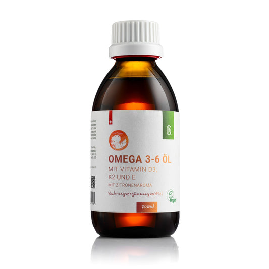 Kraftgras - Aceite Omega 3-6 (200 ml) - mezcla natural de aceites vegetales ricos en ácidos grasos esenciales (vegano)_0