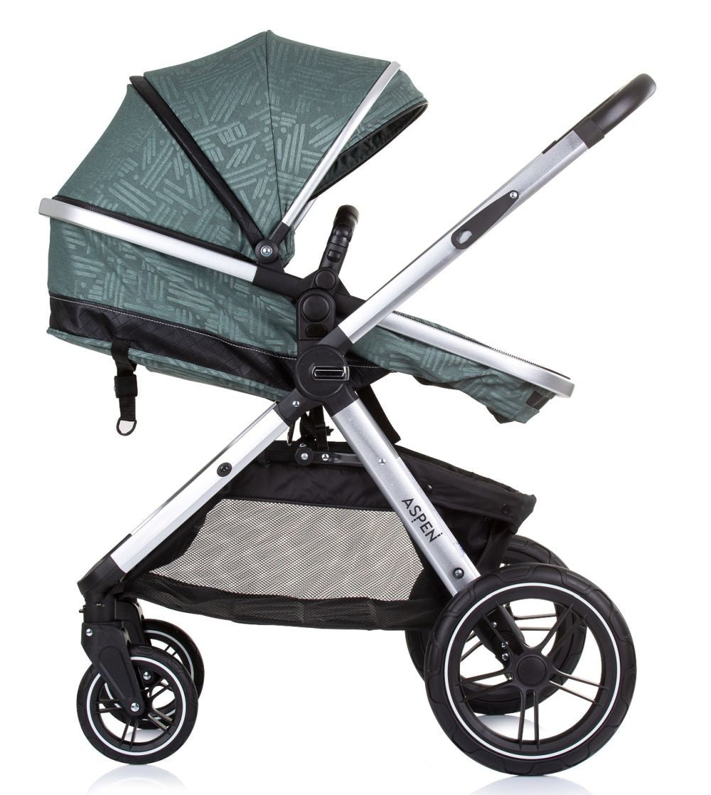 Carrito De Bebé Trío Convertible Aspen Hasta 22 Kg Aloe_3