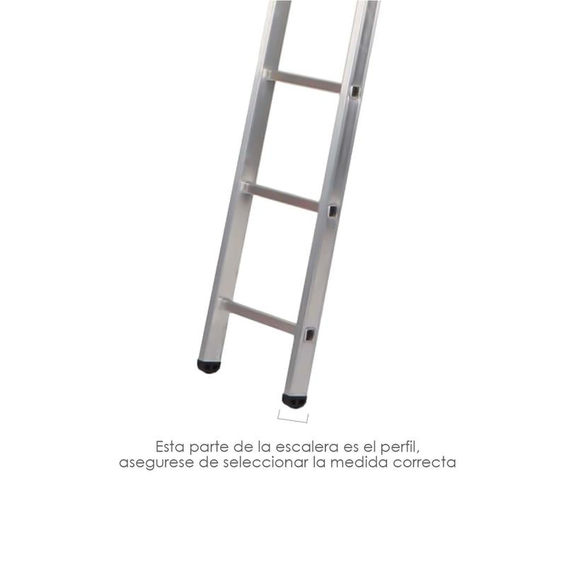 Contera Para Escalera Pronor 2 Tramos Con 10+10 Peldaños ( Perfil 66 Mm.)