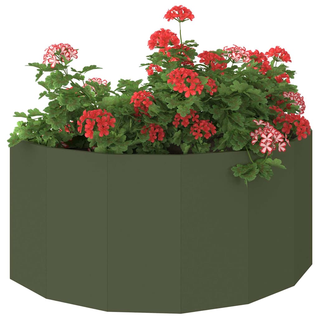 Jardinera Verde Oliva 120 X 60 X 50 Cm Acero_2