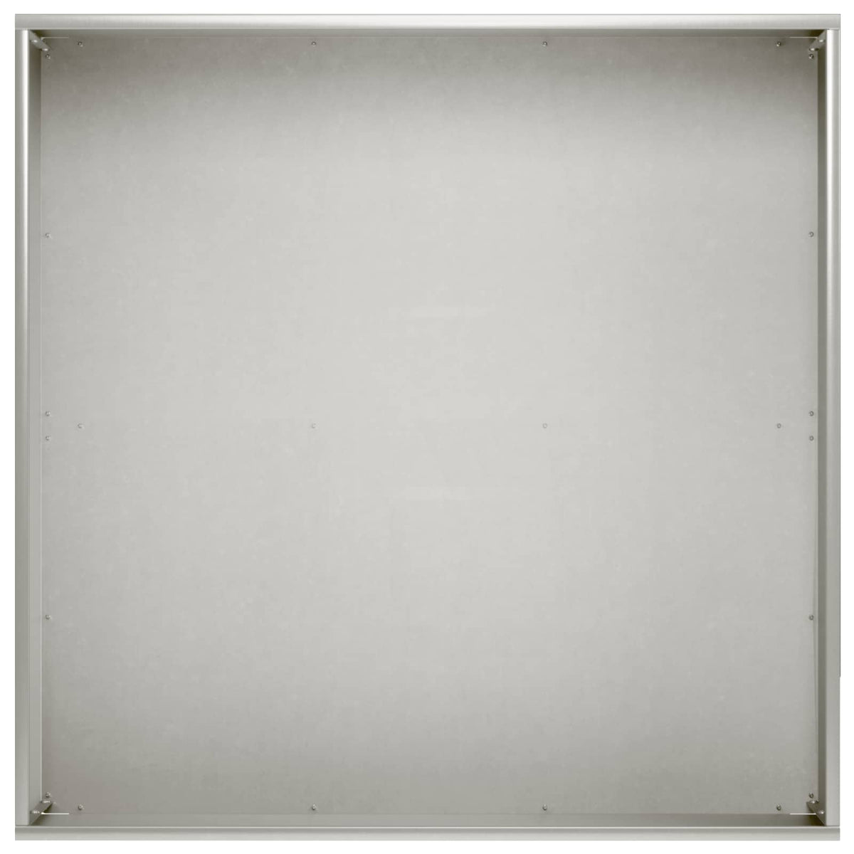 Macetero De Jardín Plateado 60 X 60 X 20 Cm Acero Inoxidable_3