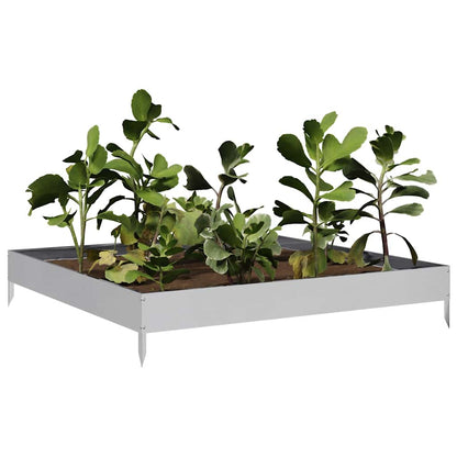 Jardinera De Acero Galvanizado 100x100x18,5 Cm_2