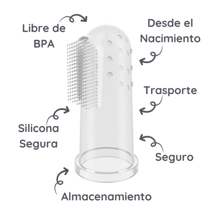 Cepillo Dedal De Silicona Con Estuche Transparente_3