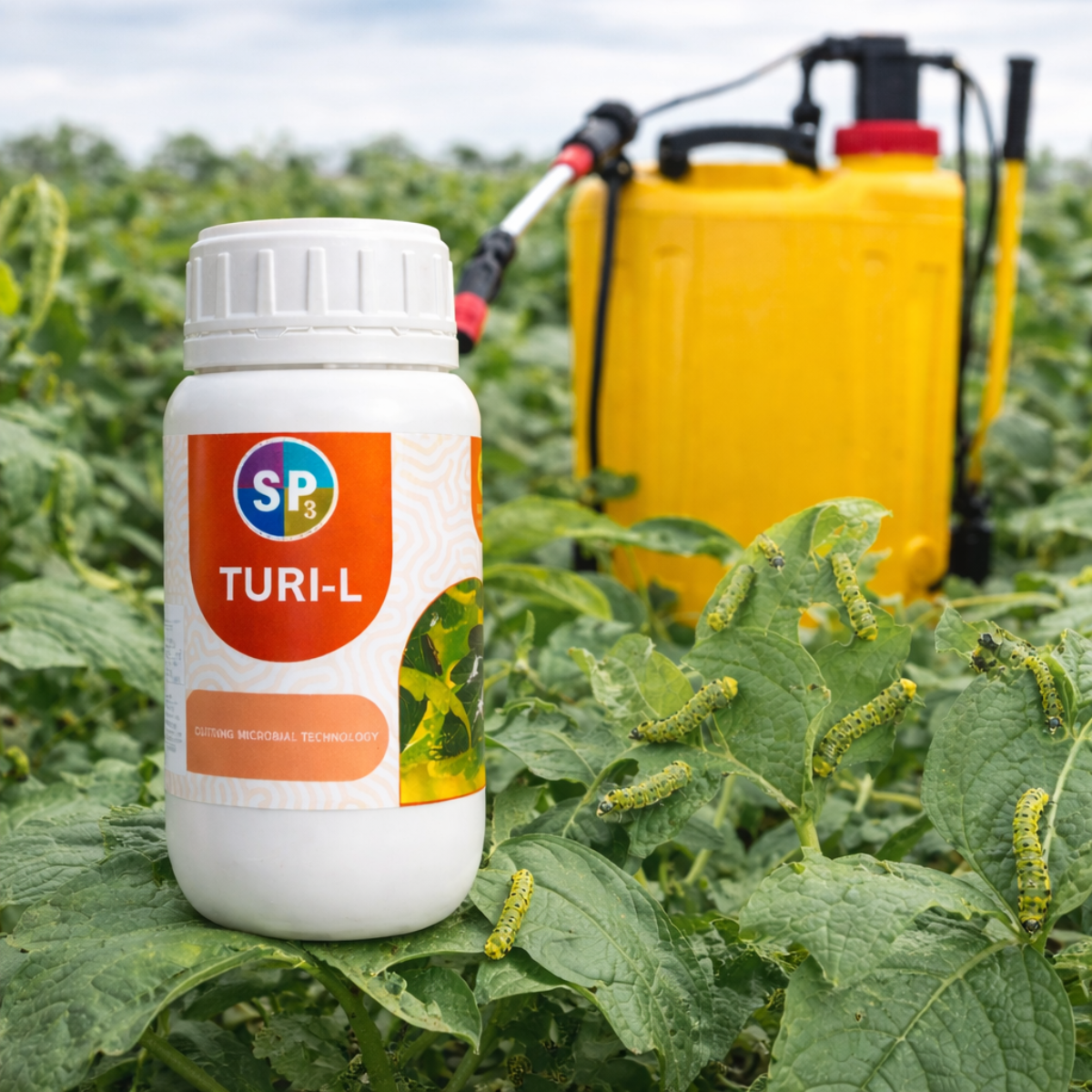 Bacillus Thuringiensis Turi L (250ml) - Insecticida Biológico Contra Orugas_1