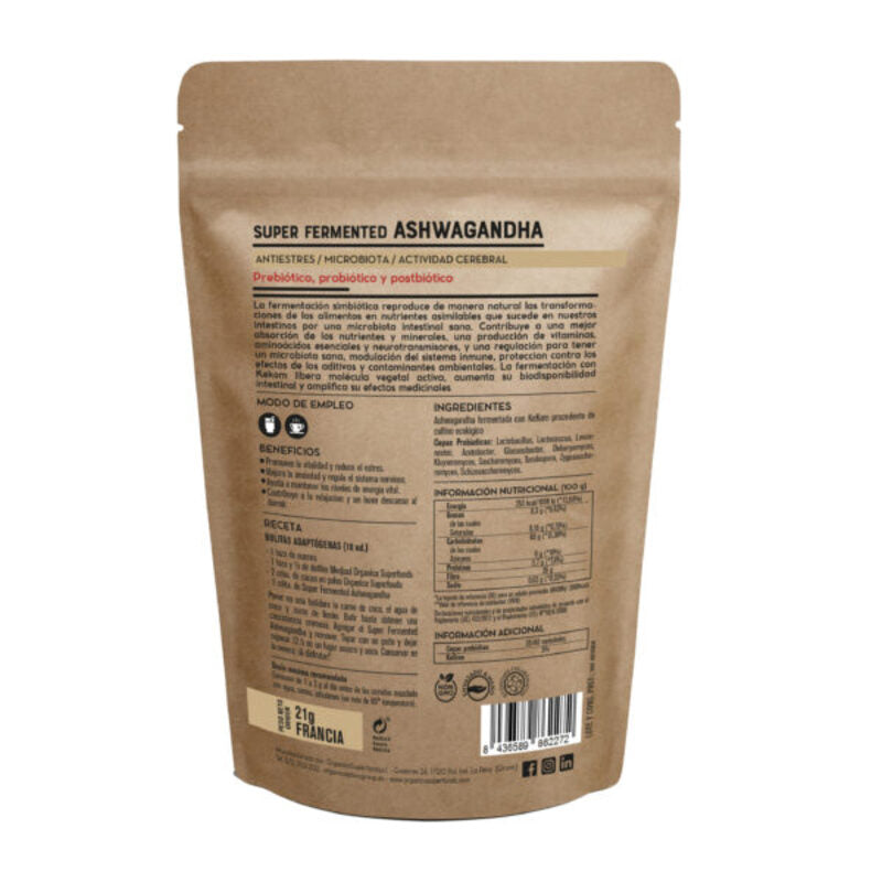 Ashwaganda Fermentada Raw Sin Gluten Bio_1