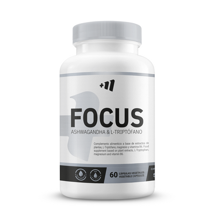 Focus (ashwagandha + L-triptófano) - 60 Cápsulas Vegetales - Mejora El Descanso - Masmusculo_0