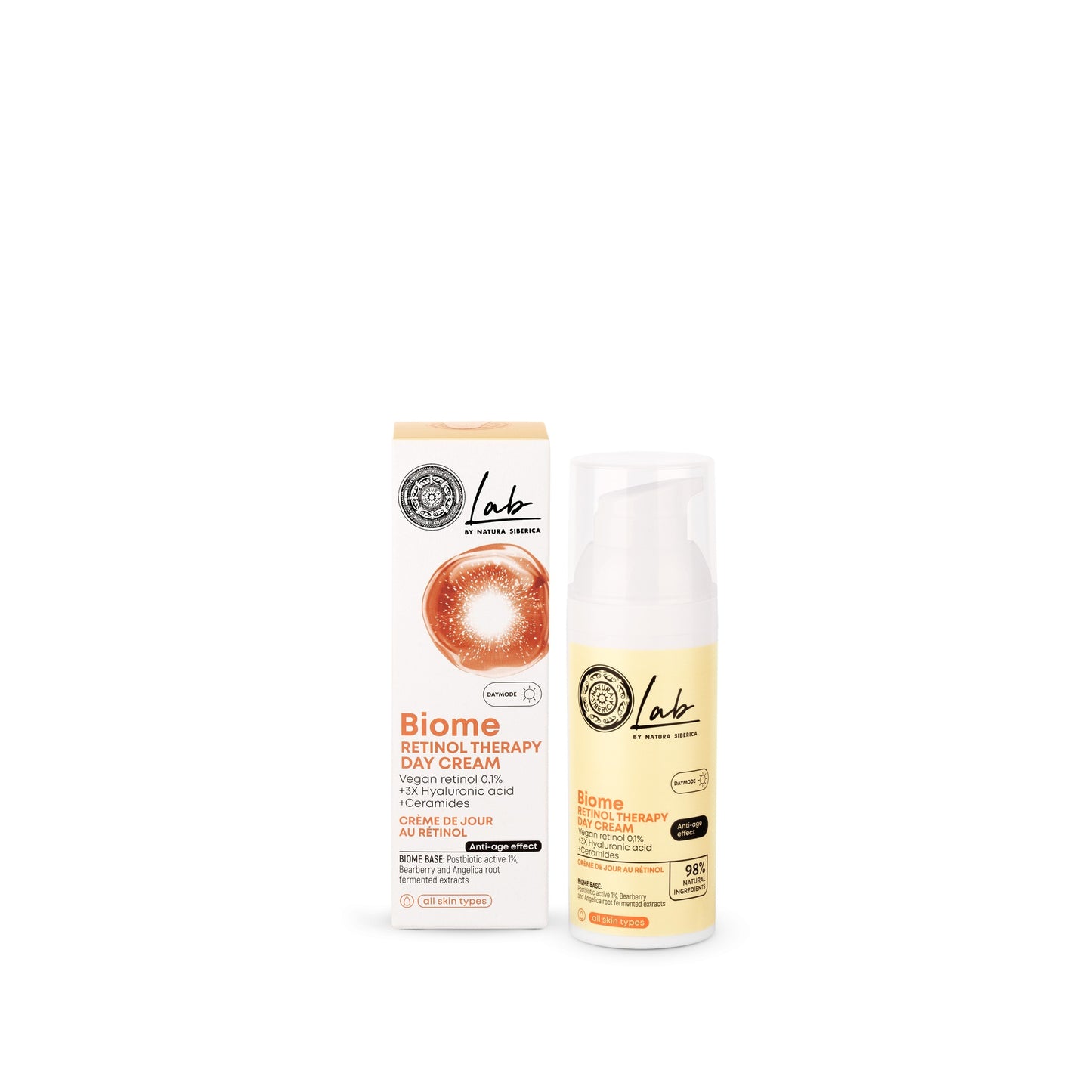 Crema de día facial  retinol Natura Siberica  50 ml