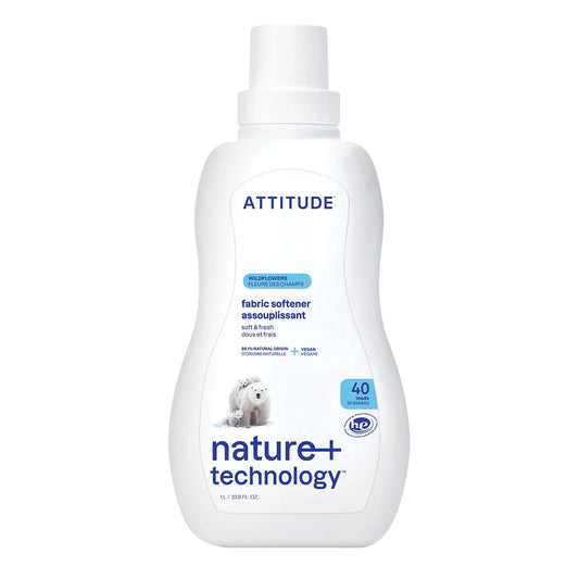 Amaciador de Roupa Wildflower Eco 40 Doses Attitude 1 L