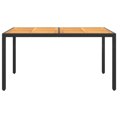 Vidaxl Juego De Comedor Para Jardín 5 Piezas Ratán Sintético Negro_4